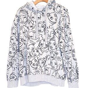 Maya Angelou Face Graphic Hoodie